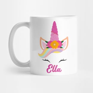 Name ella unicorn lover Mug